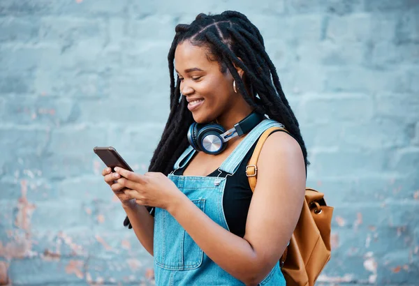 Young woman using a smartphone for health information