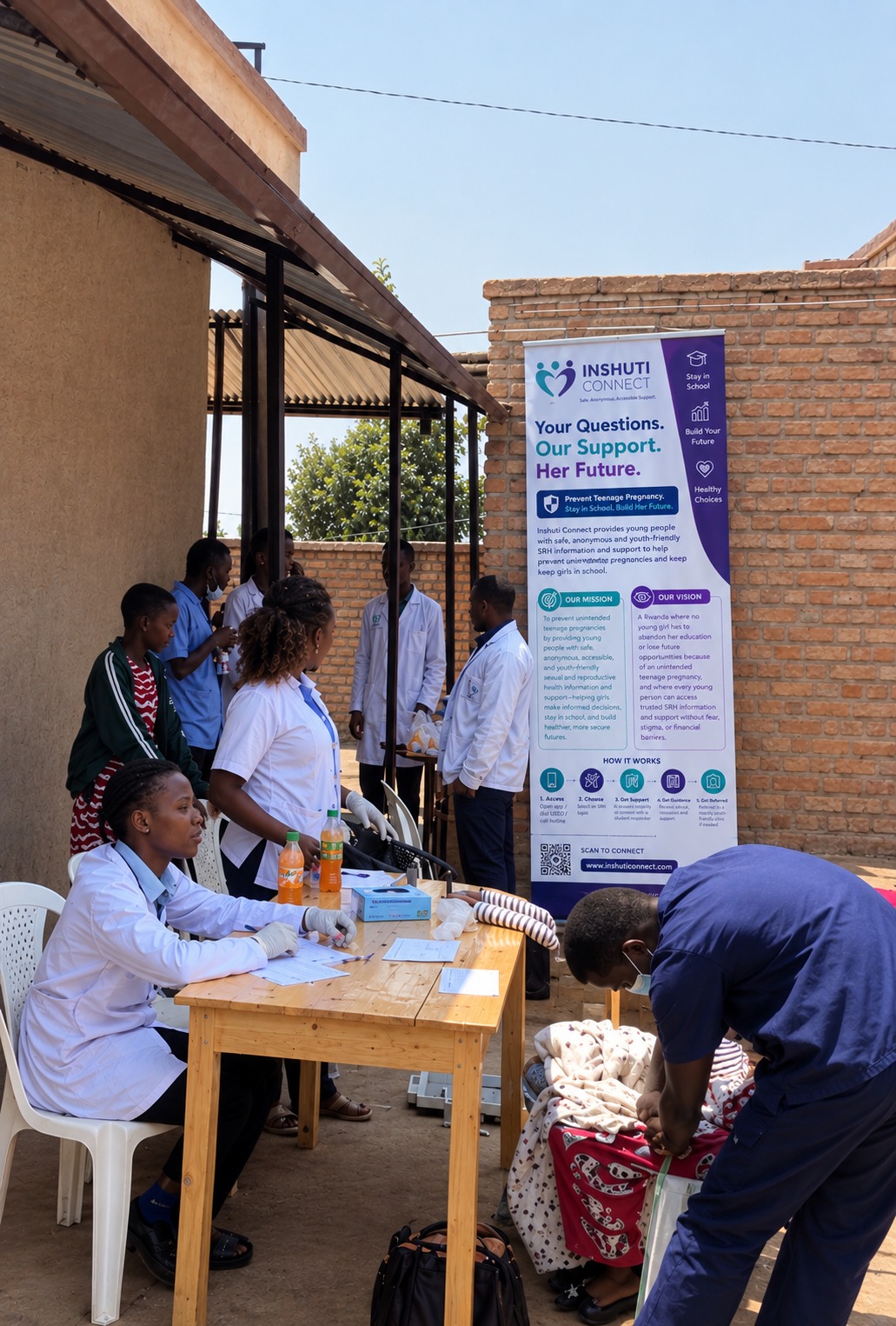 Inshuti Connect community outreach event